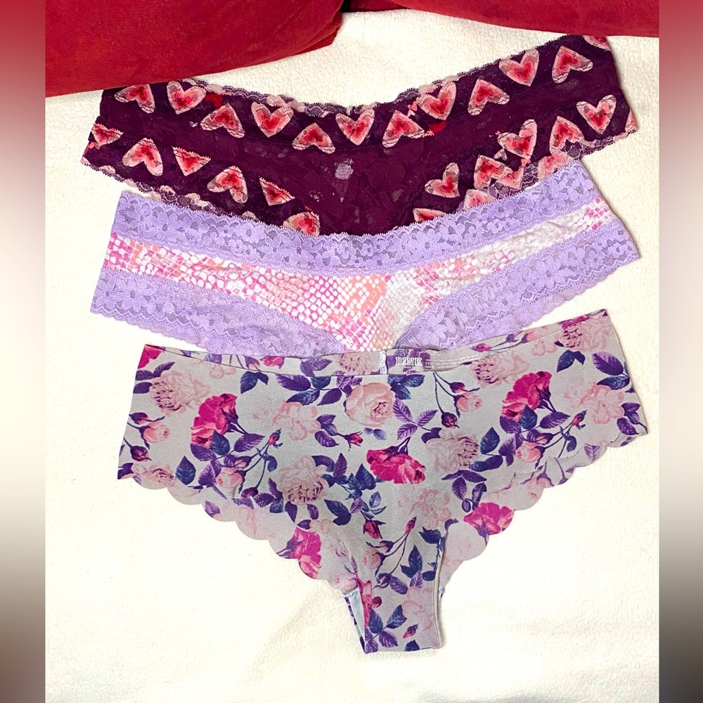 VS PINK Cheeky Panty Bundle